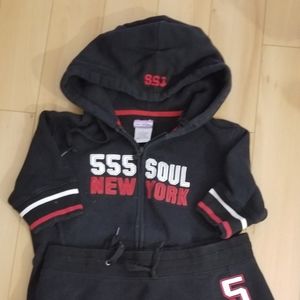 Triple 5 Soul Sweat zip up and sweat Skirt - Lrg